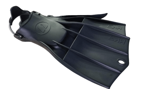 Schwarze Apeks RK3 Gummiflossen