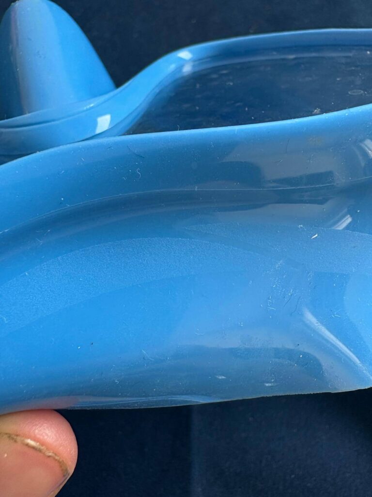 Silikonmaske mit direkt eingesetzen Gläsern ohne sichtbaren Rahmen