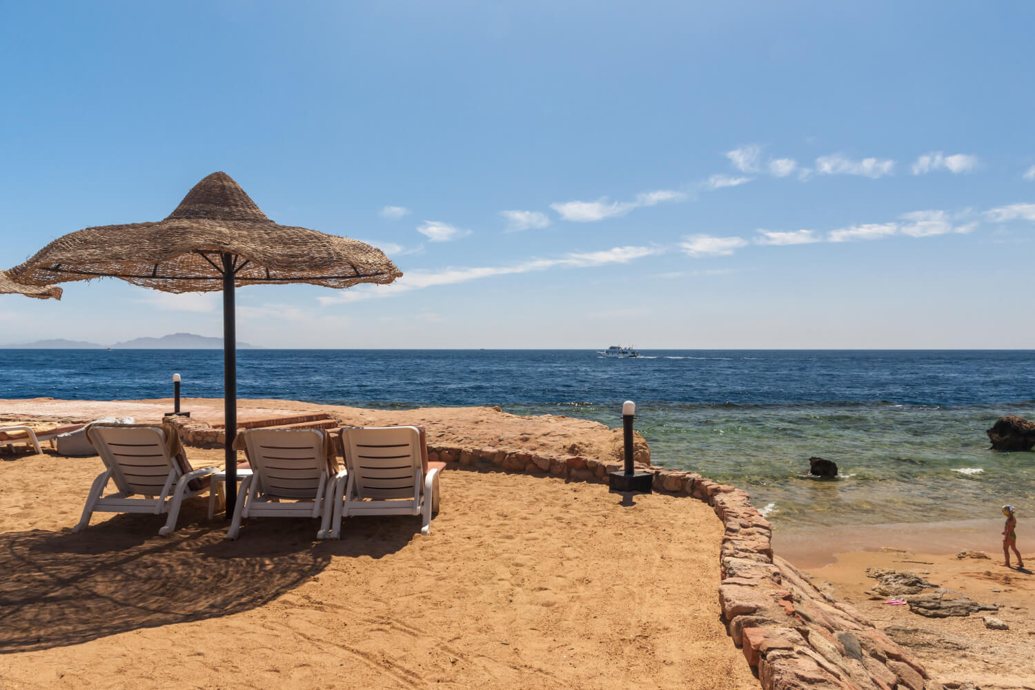 Strand mit Hausriff eines der besten Hotels in Sharm El Sheikh