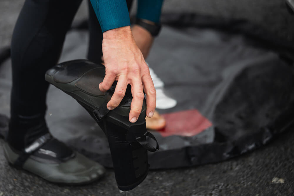 Robuste Neoprenschuhe mit fester Sohle