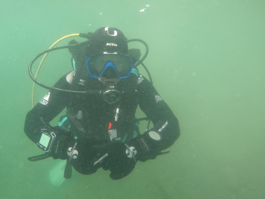Unterwassertest Aufnahme mit TUSA Freedom HD Maske