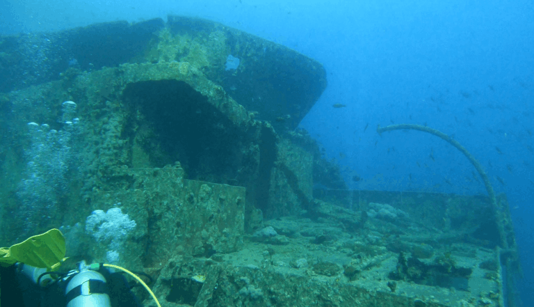 Tauchen am Wrack der SS Thistlegorm im Roten Meer