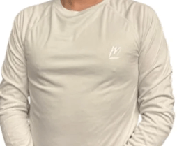 Weißes UV-Shirt