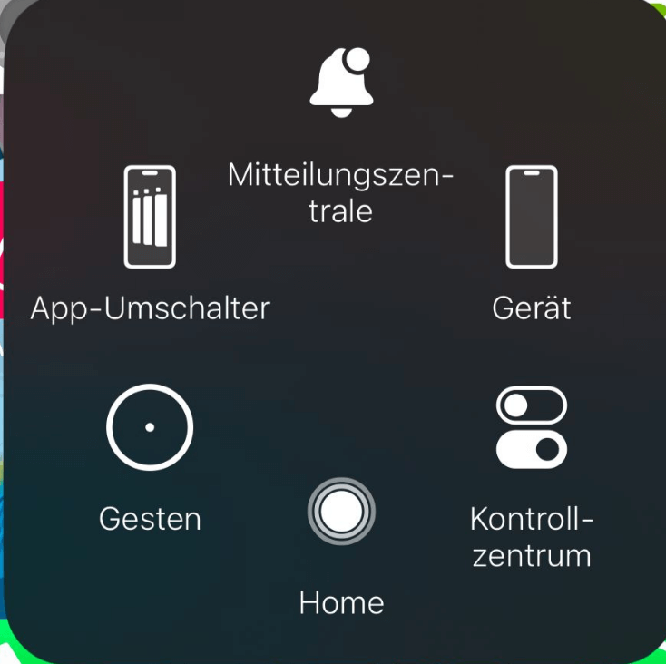 Assistive Touch Einstellung auf dem iPhone
