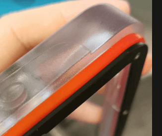 Silikon-Dichtung des SeaLife SportDiver Ultra in Nahaufnahme
