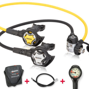 Mares Dual 15X Komfort Sparset - gepr&uuml;ft und montiert - Sonderfarbe wei&szlig;