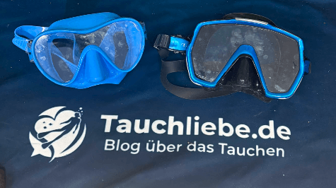 Vergleich von TUSA Freedom HD mit Rahmen und rahmenloser Cressi F1