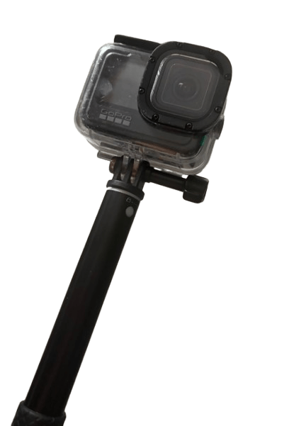 GoPro auf Teleskop Halterung